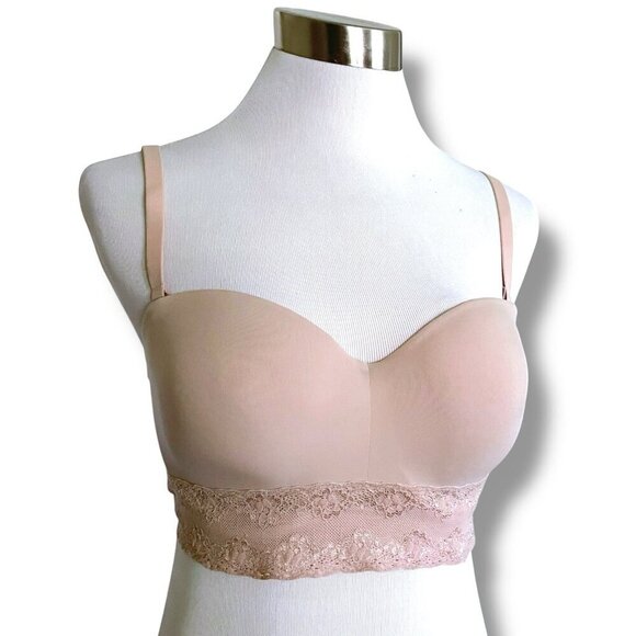 Natori 32DD Bra Tan Nude Bliss Pefection Strapless Contour Underwire 729154 - Picture 3 of 8